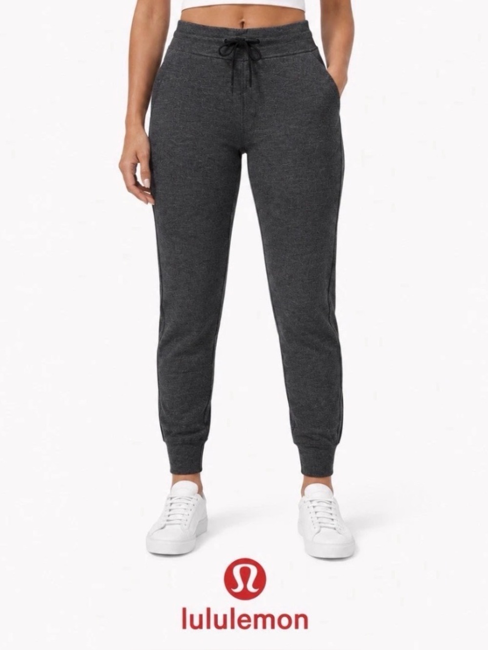 Lululemon Ready To Rulu Jogger Pant 29" Heather Gray Rulu High Rise Women 2 Soft